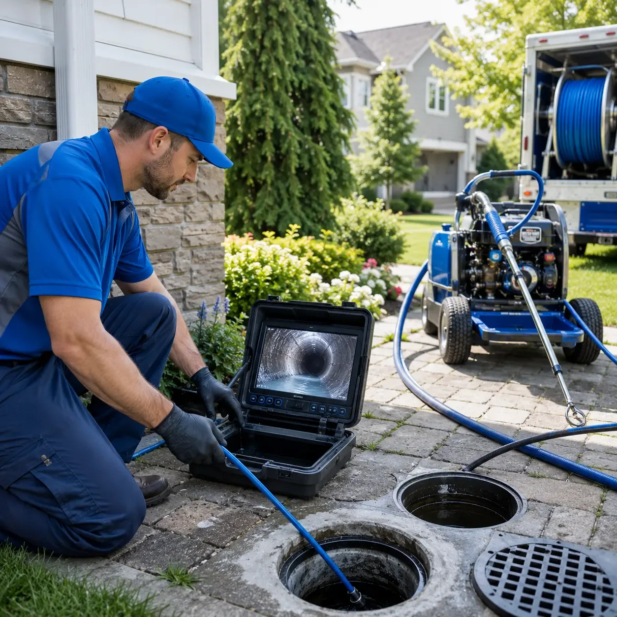 Outdoor drain cleaning professionals serving Fountain, FL
