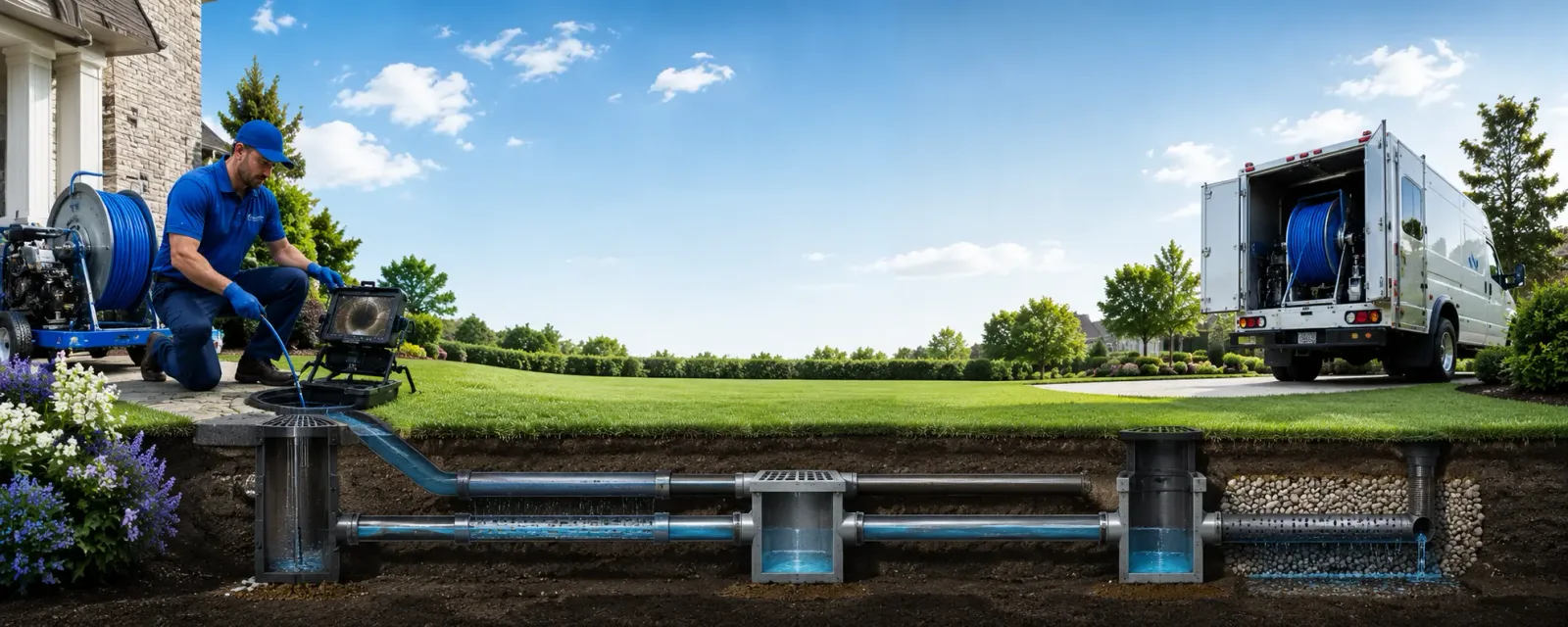 Outdoor drain cleaning information for Fountain, FL